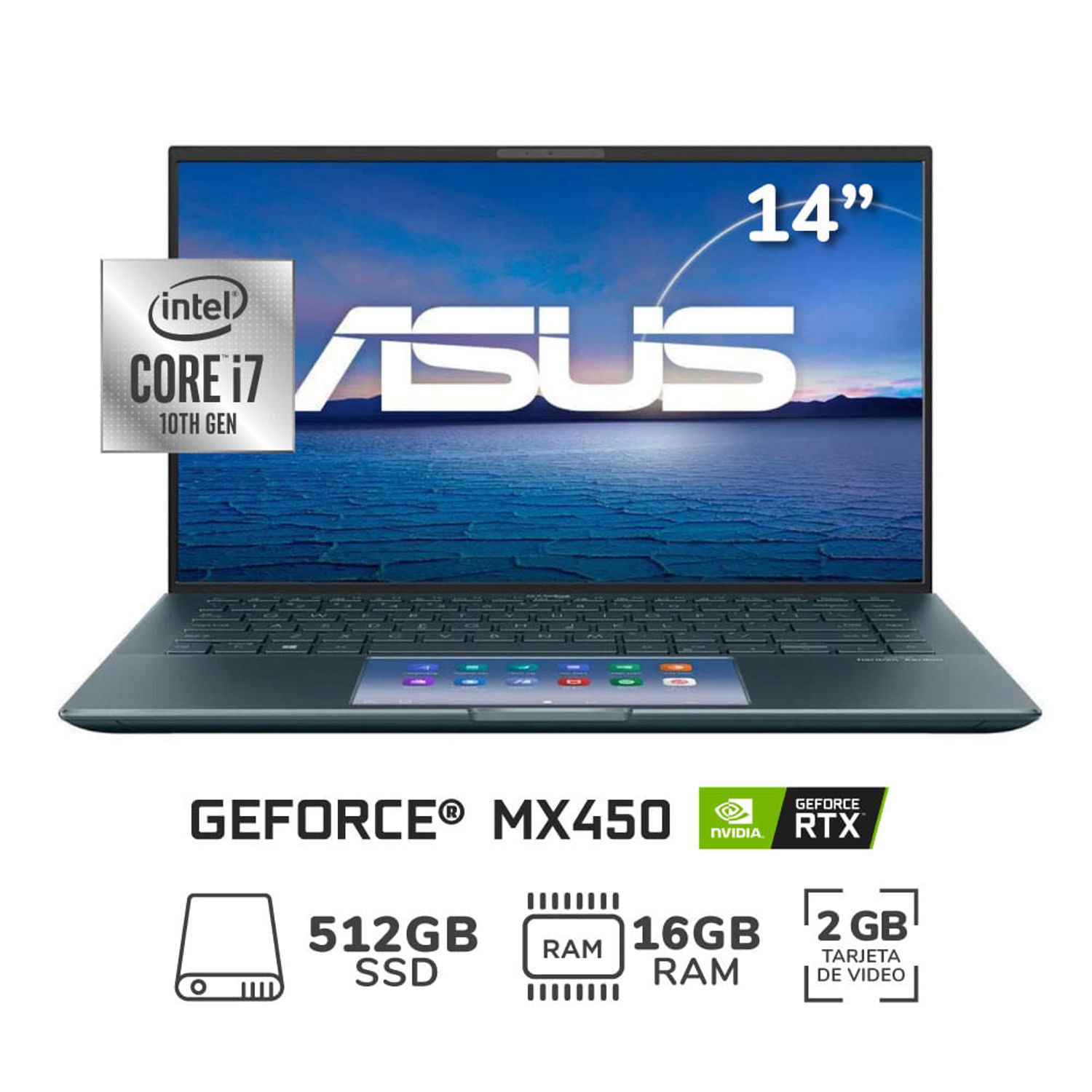 Laptop ASUS 14″ UX435EG Core i7 512GB SSD 16GB RAM