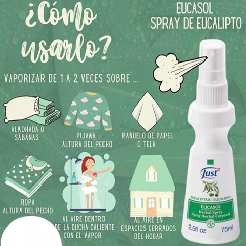 Eucasol - Spray de Eucalipto ✓ - HB STORE PERU